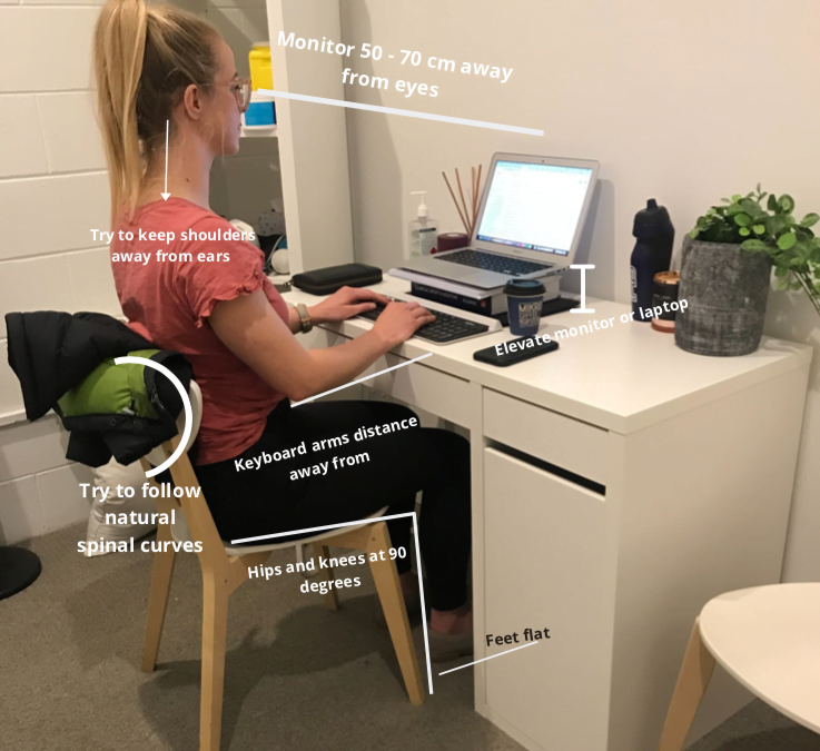 Neck or back pain in your Home Workspace? Try these three suggestions…